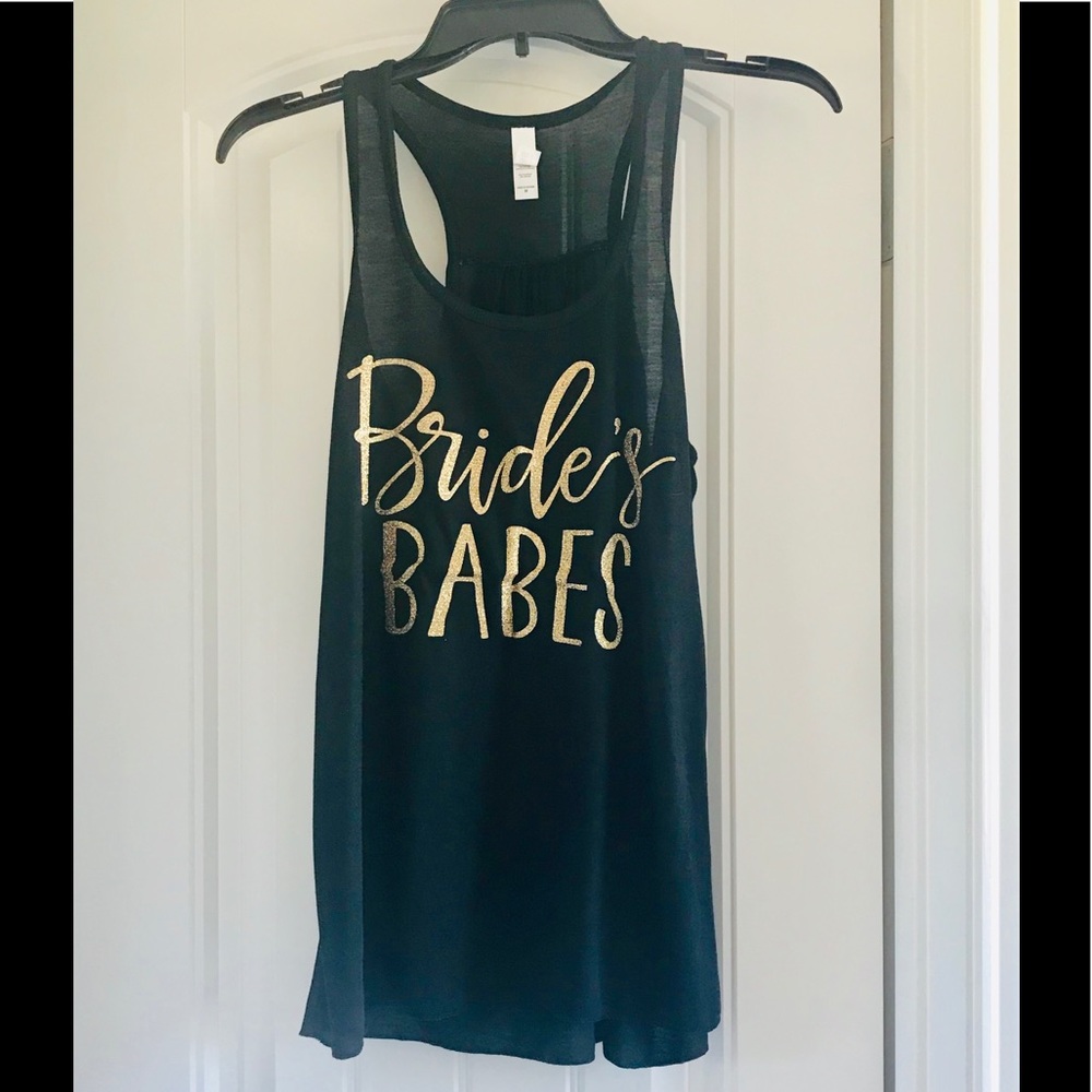 Black Brides Babes tank top for bachelorette